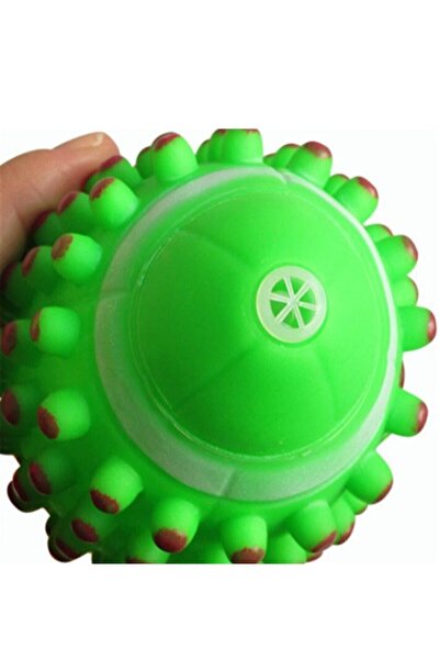 Vi Caro Colorful Cat Dog Biting Ball with Sound Pet Play Ball Help Scratching Teeth