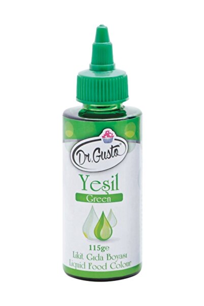Dr. Gusto 115 gr Yeşil Su Bazlı Likit Sıvı Gıda Boyası