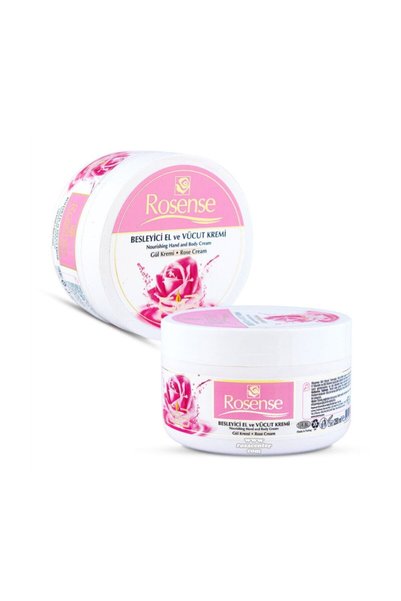 HayalAvm Rosense Nourishing Hand and Body Cream + Rose Petal Care Soap, Pack of 2