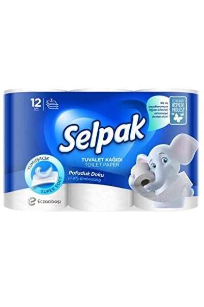 Selpak Hijyen Tuvalet Kağıdı 12'li