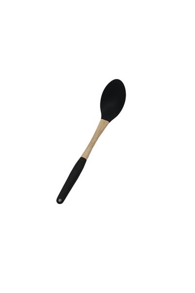 Mutfakkitap Silicone Spoon Black - V