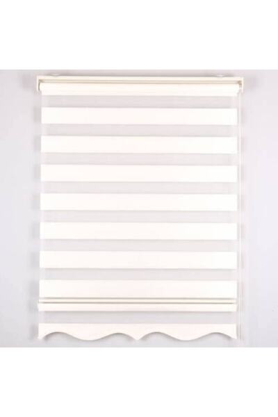 perastore Beyaz Bambu Zebra Perde