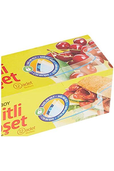 Koroplast Kilitli Poşet 19*25 12'li Poşet