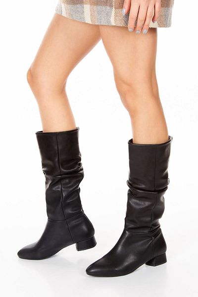 derithy Rasoned Boots-byc0251-Black