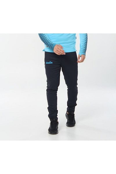 Diadora Rhythm - Men's Lycra Navy Blue-Turquoise Sweatpants - Rhythmalt