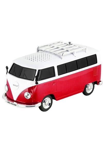 SIGHTZER Kırmızı Nostaljik Pikap Araba Fm Usb Radyolu Bluetooth Hoparlör Ws-2...