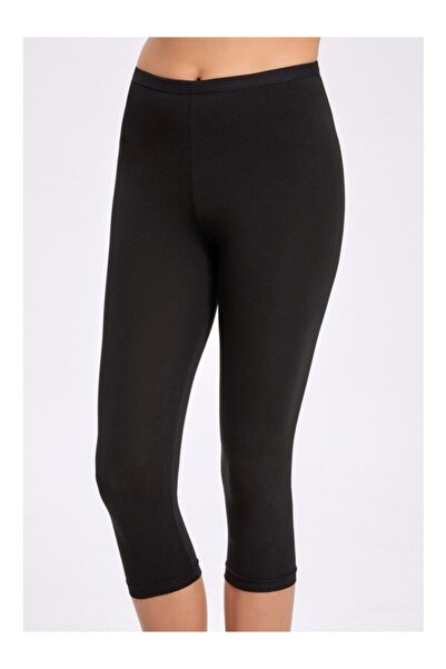 İLKE İÇ GİYİM Γυναικείο μαύρο καλσόν Κάπρι 6 συσκευασιών