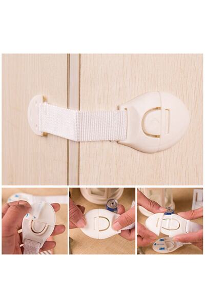 Lira 20-Piece Child Safety Safety Set 10 Cabinet Drawer Lock 4 Corner Protective Lock 6 Socket Cover