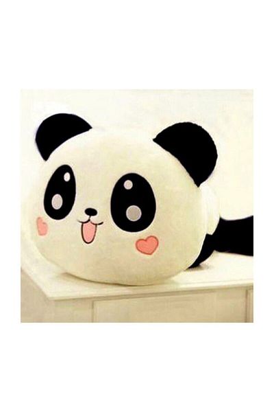EvimShopping Panda Pillow with Heart Cheeks