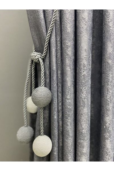 Çınar Aksesuar 4 Ball Background Tul Curtain - Corneys Collecting Arm Brachol