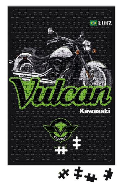 Baskı Dükkanı Vulcan Classic Luiz Puzzle 240 Piece Jigsaw