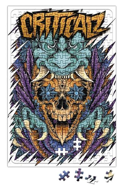 Baskı Dükkanı لغز الجمجمة القبلية من Criticalz 240 قطعة