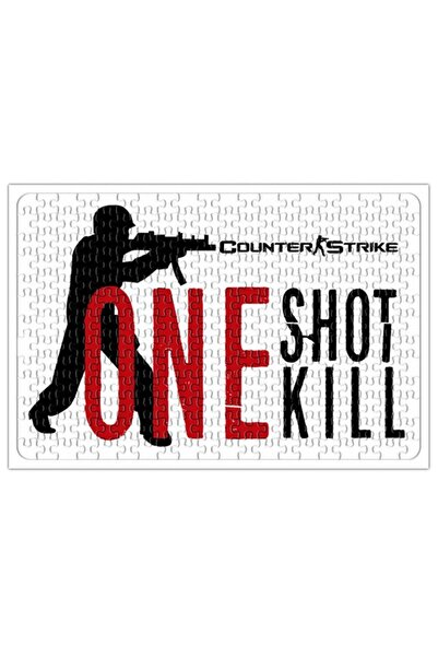 Baskı Dükkanı كاونتر سترايك طلقة واحدة قتل اللغز 240 قطعة بانوراما