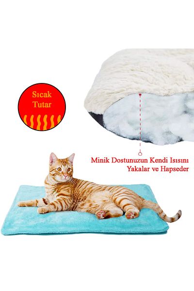 Sdypet Plush Cat & Dog Bed Floor Cushion - Mixed - Large