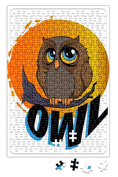 Baskı Dükkanı البومة البومة اللغز 240 قطعة بانوراما