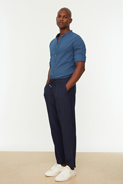 Trendyol Collection Pants - Navy blue - Joggers