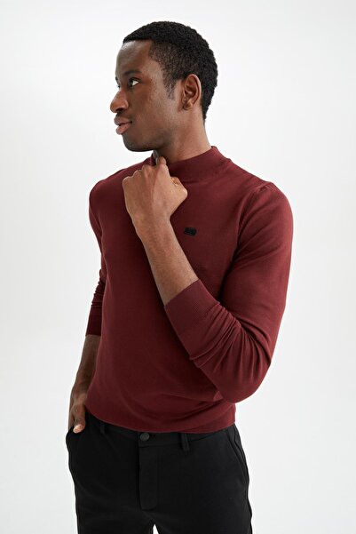 DeFacto Slim Fit Yarım Balıkçı Yaka Triko Kazak