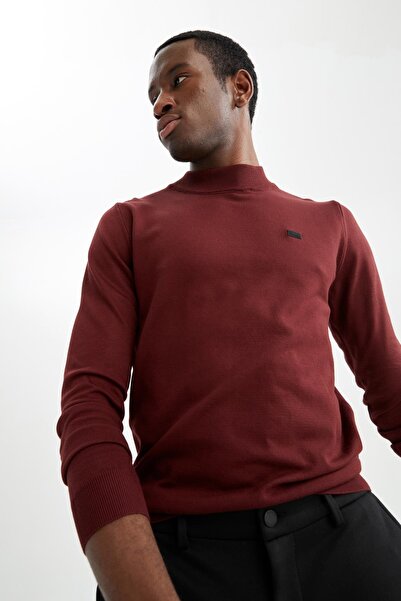 DeFacto Slim Fit Yarım Balıkçı Yaka Triko Kazak