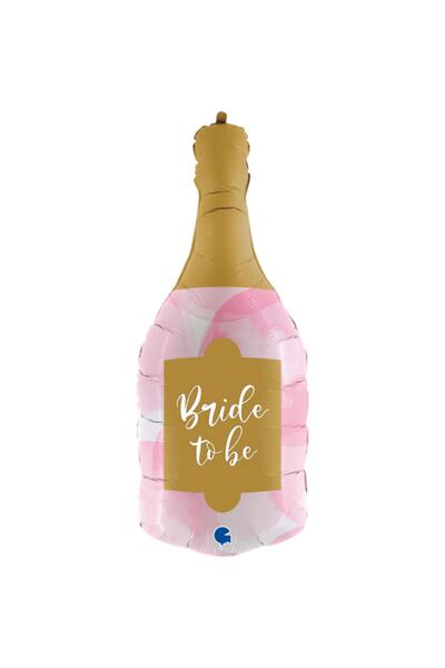 Party City بالون فويل على شكل زجاجة العروس تو بي مقاس كبير 34 بوصة 91 سم