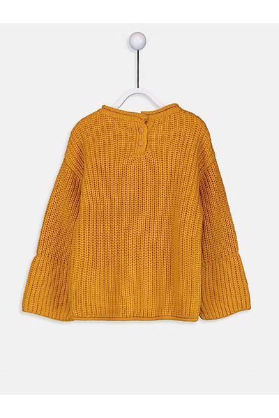 LC Waikiki Baby Girl Printed Knitwear Sweater