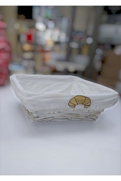 Matar Endüstriyel Mutfak Ekipmanları Wicker Cloth Bread Basket Square