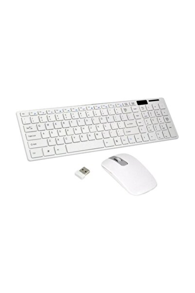 Tastech Klavye Mouse Set Wireless Ultra Ince Beyaz Pl-374
