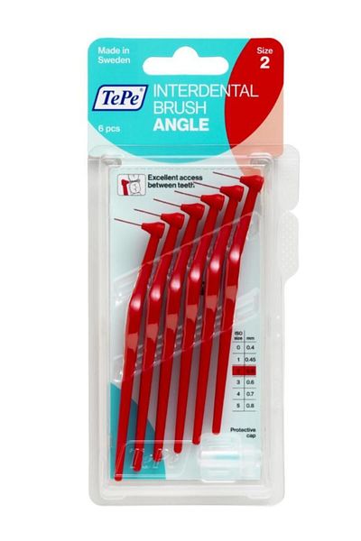TePe Interface Brush Angle Handle 0.5 Mm - Red