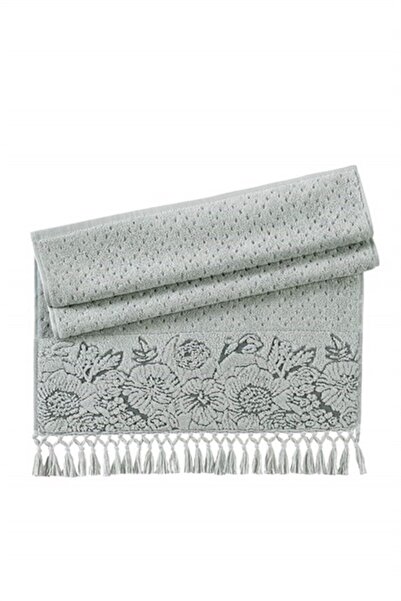 Pupilla Collection Sembol %100 Pamuk Kozalı 50*90 Tekli Yüz Havlusu -Gri