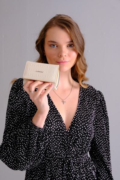 Just Polo Women's Magnet Cover Zippered Mini Wallet Mds1002