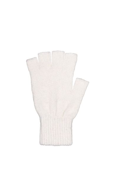 Fonem Unisex Angora Cut-toed Gloves Fo 5503 Ecru