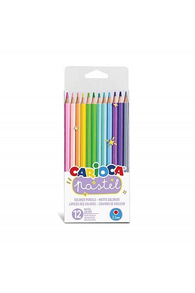 CARIOCA Pastel Colors 12 Window Dry Crayons