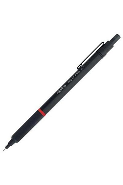 Rotring Rapid Pro 0.7 Mm Black Versatil Mechanical Metal Body Pen