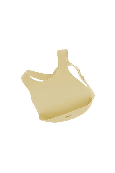 OiOi Silicone Baby Bib - Mellow Yellow