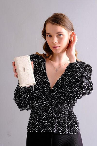 Just Polo محفظة نسائية مطبوعة بسحاب وسحاب Pbu1003
