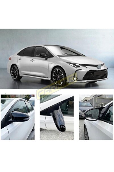 Carmind Toyota Corolla Batman Ayna Kapağı Piano Black 2019-2021