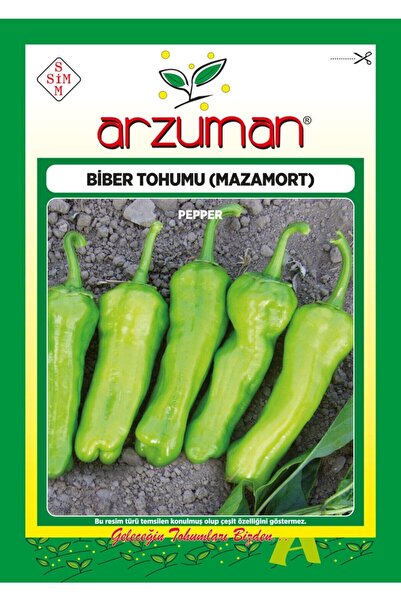 Arzuman Üçburun Biber Tohumu (KÖY BİBERİ) 10 gr Mazamort