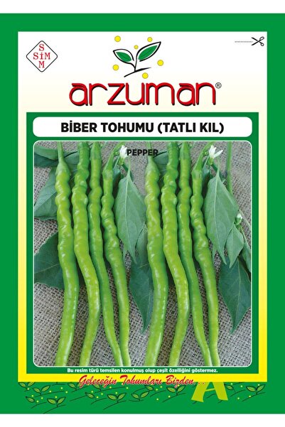 Arzuman Tatlı Kıl Biber Tohumu 10 gr