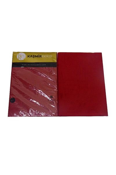 Kaşmir Imported Fabric Plain Writing 100 Cm Red
