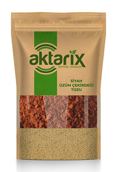 aktarix 1 Kg Siyah Üzüm Çekirdeği Tozu / Yeni Öğütülmüş