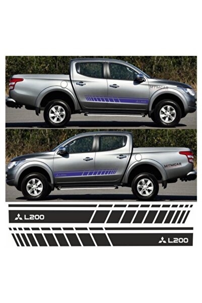 Carmind ملصق سيارة بشريط جانبي من ميتسوبيشي L200