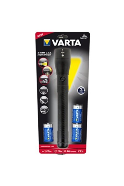 Varta 18813 5 Watt Led Hıgh Optıcs Fener (3xd Pil)