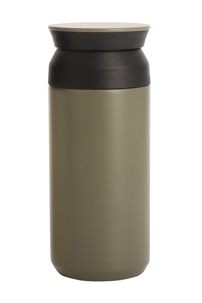 pionoi Double Layer Stainless Steel Thermos 350 ml (KHAKI GREEN)
