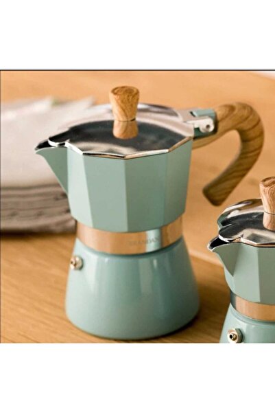 COFFEEHUTT Black Gt Hes-6 Mokapot Yeşil(TURKUAZ)