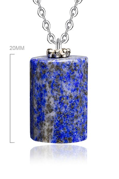 Tesbih Atölyesi Certified High Quality Faceted Natural Lapis Lazuli Stone Necklace