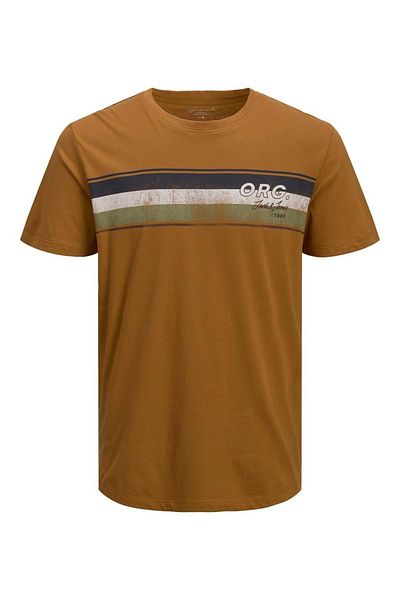Jack & Jones Jorbrady Тениска с обло деколте и къс ръкав