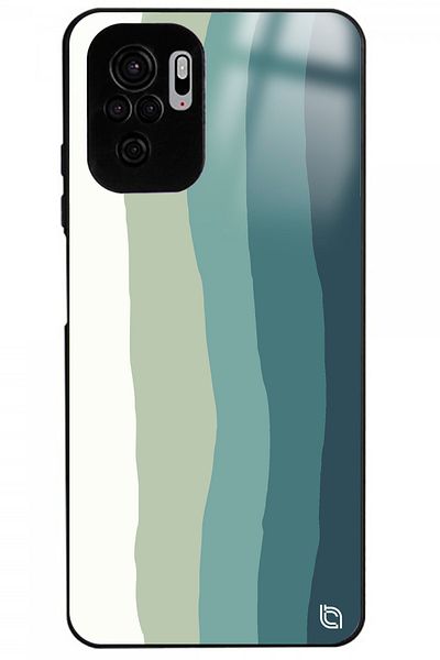 WANNA PROTECT حافظة هاتف Xiaomi Redmi Note 10s Rainbow Premium منقوشة لامعة