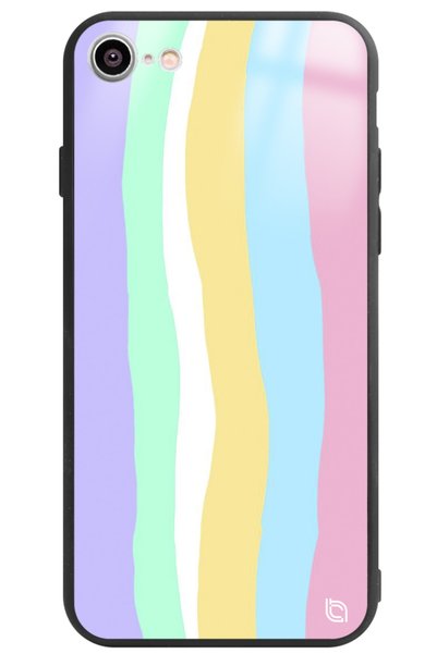 WANNA PROTECT Iphone 8 Rainbow Rainbow Premium Pattern Glossy Phone Case