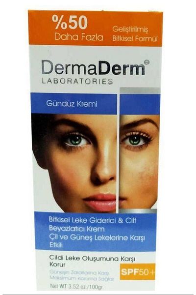 DermaDerm SPF 50+ Herbal Day Cream - 100 Gr