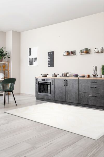 Naar Halı Nepal 3560 Beyaz El Dokuma Modern Dokuma Taban Halı