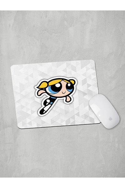 Panorama Ajans Pewerpuff Girls Lovers Blossom Αυτοκόλλητο Mouse Pad